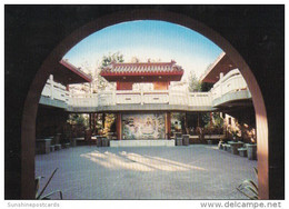 Canada Temple Courtyard At Dawn International Buddhist Society Ruchmond British Columbia - Richmond