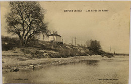 C. P. A. : 69 : GRIGNY : Les Bords Du Rhône - Grigny