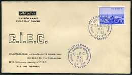 Turkey 1968 CIEC (Commission Internationale De L'état Civil) | Special Cover, Istanbul, Sept. 3 - Covers & Documents