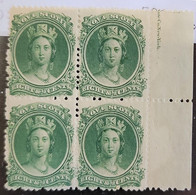 O)  1860 NOVA SCOTIA, CANADA, BRITISH CROWN COLONY, QUEEN VICTORIA, SCT 11 8 1/2c Green, Scv 7 Usd. XF - Neufs