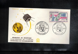 Mauritanie 1965 UIT / ITU Space / Raumfahrt Satellites FDC - Afrika