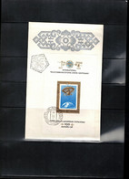 Mongolia 1965 UIT / ITU - Space / Raumfahrt Imperforated Block FDC - Asie