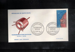 Upper Volta / Haute Volta 1965 Space / Raumfahrt Space Telecommunications Satellite Early Bird  FDC - Afrika