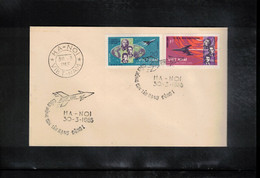 Vietnam 1965 Space / Raumfahrt Russian Exploration Of Space Imperforated Set  FDC - Asien