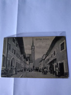 Golling.small.incredible Animation.kirchplatz.unused.better.e7 Reg Letter 1 Or 2 Cards.commems For Post. - Golling