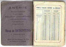 1925 Petit Agenda Calendrier De Poche DESCHIENS Sirop 32 Pages - Petit Format : 1921-40