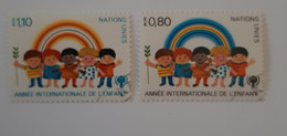 N° 83 Et 84       Année Internationale De L' Enfant - Used Stamps