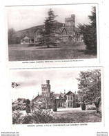 TWO RP POSTCARDS OF WISTON LODGE YMCA CONFERENCE - Lanarkshire / Glasgow