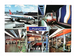 Zürich Flughafen, 5 Ansichten, Mehrbild-AK, Ungelaufen, Ca. 1990 - Laufen-Uhwiesen 