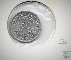 50 Centimes "Bazor" 1943 TTB - 50 Centimes