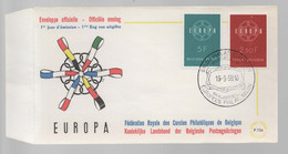 FDC. : Nr 1111/12 Stempel: Bruxelles - Brussel - 1951-1960