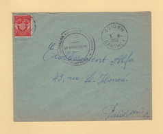 Timbre FM - Dahomey - Ouidah - 1956 - Timbres De Franchise Militaire