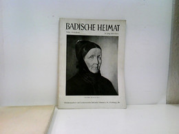 Badische Heimat. Mein Heimatland.  1954 Heft 1 - Allemagne (général)