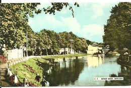 RIVER EDEN - APPLEBY - CUMBRIA - PUBLISHED BY J WHITEHEAD AND SONS -  APPLEBY SERIES - Appleby-in-Westmorland
