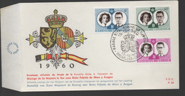 FDC. : Nr 1169/71 Stempel: Bruxelles - Brussel - 1951-1960