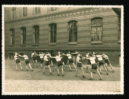 Orig. XL Presse Foto Vorführung Jungen, Sport, Boxen Gymnasium Bezirk Steglitz-Zehlendorf Um 1935 - Steglitz