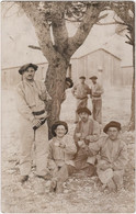 Carte Photo Militaria Chasseurs Alpins L'apéro - Régiments