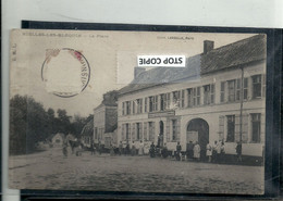 01 - 2021 - PAS DE CALAIS - 62 -NIELLES LES BLEQUIN - La Place - Belle Animation - Manque Timbre - Lumbres