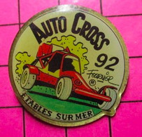 522 Pin's Pins / Beau Et Rare / THEME : SPORTS / AUTO CROSS 92 ETABLES SUR MER DESSIN DE FOURNIER SPIROU - Car Racing - F1