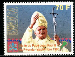 Rwanda   1378   XX   ---   Visite Du Pape Jean-Paul 2 - Unused Stamps