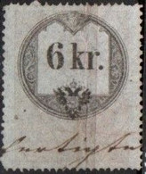 HUNGARY - TAX 6 Kr - Steuermarken