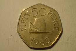 Guernsey 50 Pence 1983 KM# 34 Guernesey - Guernsey