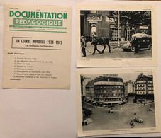 Documentation Pédagogique - La Guerre Mondiale 1939-1945 - La Résistance, La Libération - Juin1956 - Learning Cards