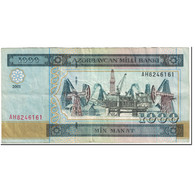 Billet, Azerbaïdjan, 1000 Manat, 2001, Undated (2001), KM:23, TB - Aserbaidschan