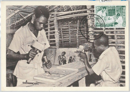 63405 -  BELGIUM - POSTAL HISTORY: MAXIMUM CARD 1960 -  INDEPENDENCE Of CONGO - 1951-1960