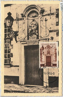 57060 - BELGIUM - POSTAL HISTORY: MAXIMUM CARD 1954 - ARCHITECTURE - 1951-1960