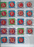 19 Babybel Alfabet Alphabet Magneten Magnets Aimant Like New - Lettres & Chiffres