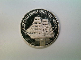 Medaille Seestadt Bremerhaven 1827-1977, Wohl Silber - Numismatiek