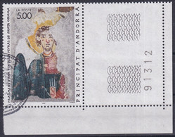 MiNr. 417 Andorra Französische Post1990, 6. Okt. Religiöse Kunst - Used Stamps