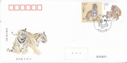 CHINA 2022 -1 China New Year Zodiac Of Tiger Stamp FDC - 2020-…