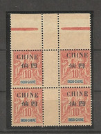 Indochine - Chine-  Bloc Sans Millésimes  ( 1919 )  N°19 Neufs - Ungebraucht