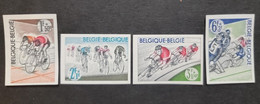 SP) 1963 BELGIUM, OLYMPIC GAMES, CYCLING RACE, TOKIO JAPAN, TRIP OF 4, MNH - Sonstige & Ohne Zuordnung