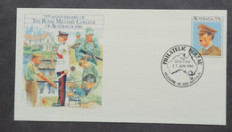 P) 1986 AUSTRALIA, 75TH YEARS ROYAL MILITARY COLLEGE, POSTAL STATIONERY, MELBOURNE CANCELLATION, MNH - Otros & Sin Clasificación