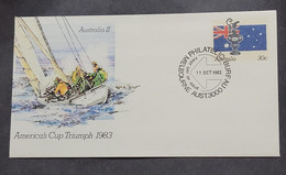 P) 1983 AUSTRALIA, AMERICA'S CUP TRIUMPH, POSTAL STATIONERY, MNH - Other & Unclassified