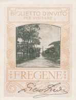 Italy - Fregenae - Fregene - Biglietto D'Invito Per Visitare - 90x115mm - Fiumicino
