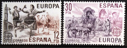 EUROPA 1981 - ESPAGNE                    N° 2243/2244                        NEUF* - 1981