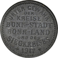 Monnaie, Allemagne, Bonn-Siegkreis, 5 Pfennig, 1917, TTB, Zinc - Monétaires/De Nécessité
