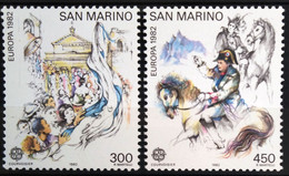 EUROPA 1982 - SAINT MARIN                   N° 1055/1056                       NEUF** - 1982