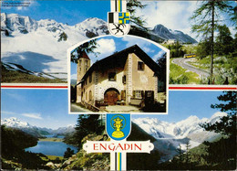 1106700  Engadin, Piz Palü, Celerina, Maloja, Oberengadiner See Mehrbildkarte - Celerina/Schlarigna