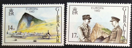 EUROPA 1982 - GIBRALTAR                 N° 458/459                       NEUF* - 1982