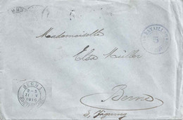 Feldpost Brief  "Bataillon 5 Poste De Campagne"          1916 - Postmarks