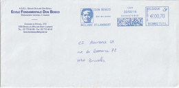 Belgique Belgie Belgium, 2014, Don Bosco Ami Des Jeunes, Mechanical Franking, Flamme, Cachet, - 2000-...