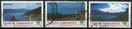 Turkey 1991 Mi 2918-2920 O, Lakes, National Parks - Used Stamps