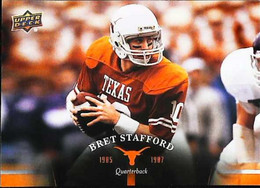 ► BRET STAFFORD (Quaterback) University Of Texas Football - 2011 Upper Deck - 2000-Now