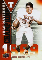 ► STEVE WORSTER (FB)   -  University Of Texas Football - 2011 Upper Deck - 2000-Aujourd'hui