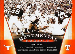 ► Monumental Momemts (1977)  University Of Texas Football - 2011 Upper Deck - 2000-Now